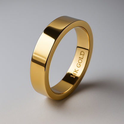 Custom Message - 14k Solid Gold